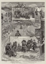 Winter at St Moritz, Engadine, Switzerland